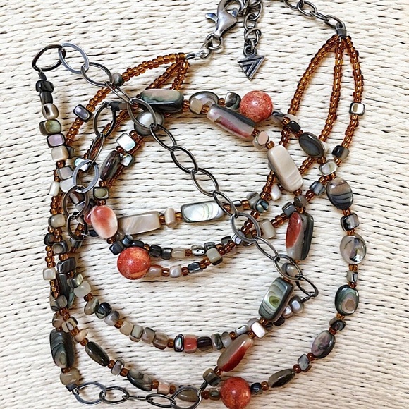 EUC SILPADA 925 Coral Fiesta Fun Necklace N1563 - Picture 2 of 7